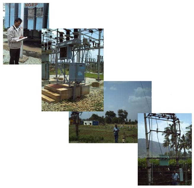 Network Mapping of 33kV, 11kV, LT networks and consumer indexing for Nandi Panchayath